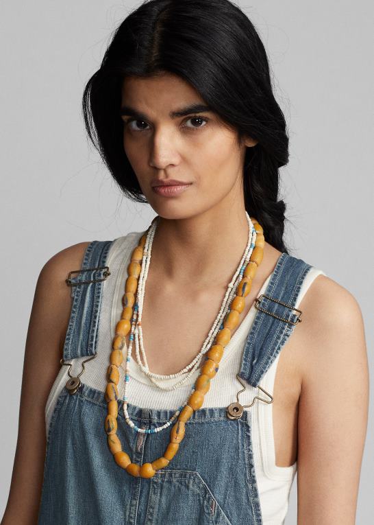 repareret danville vask Kvinder Ralph Lauren repareret denim overall Z426B3643