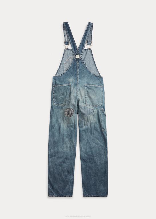 repareret danville vask Kvinder Ralph Lauren repareret denim overall Z426B3643