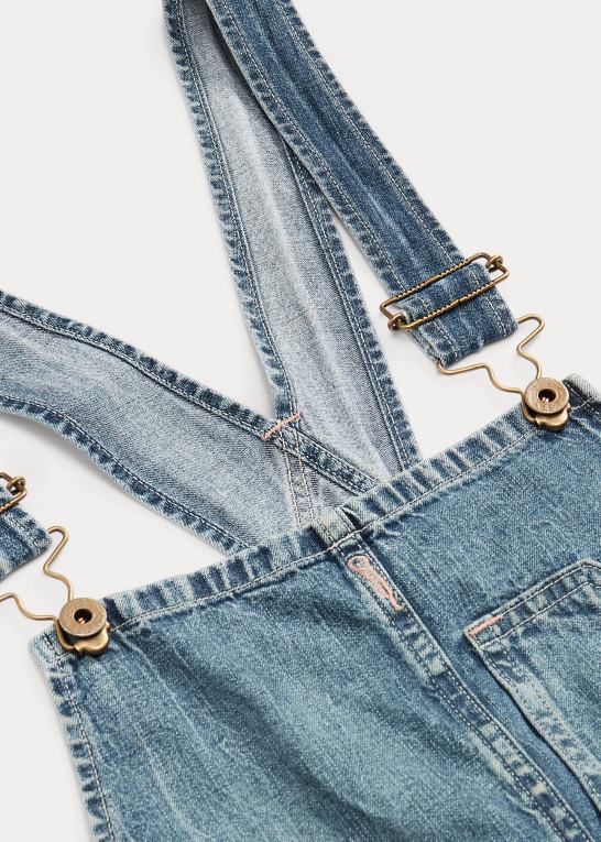 repareret danville vask Kvinder Ralph Lauren repareret denim overall Z426B3643