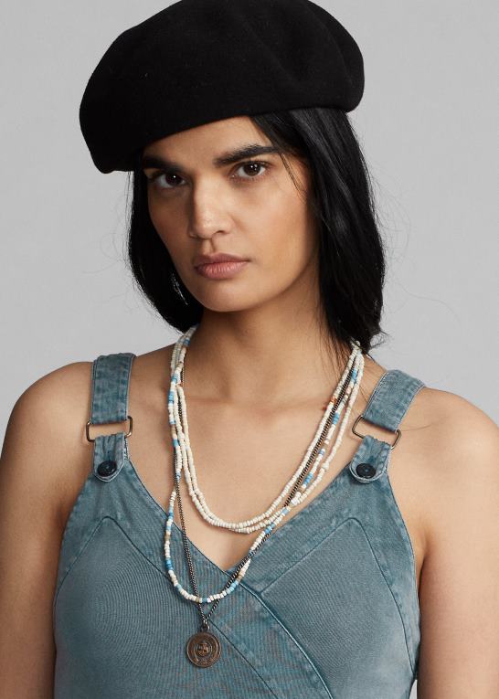 skifer blå Kvinder Ralph Lauren beklædningsfarvet jumpsuit i jersey Z426B3663