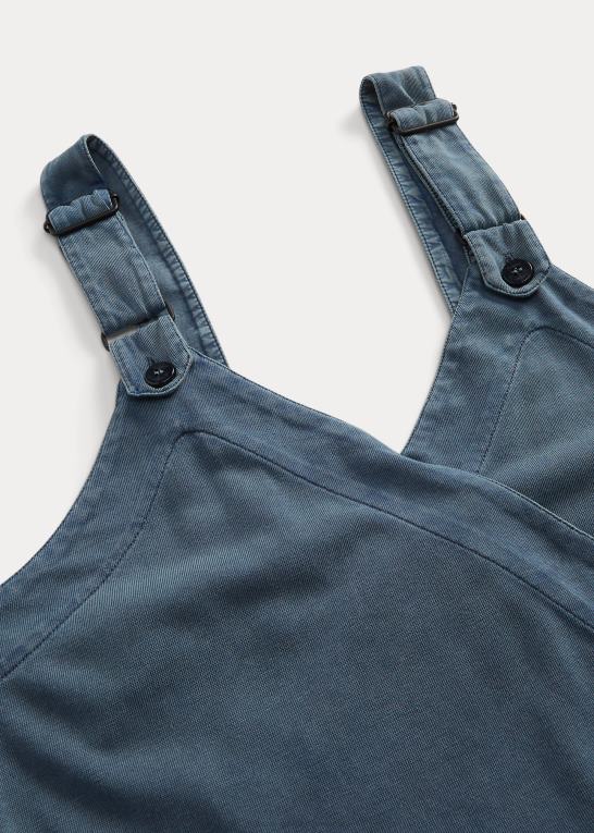 skifer blå Kvinder Ralph Lauren beklædningsfarvet jumpsuit i jersey Z426B3663
