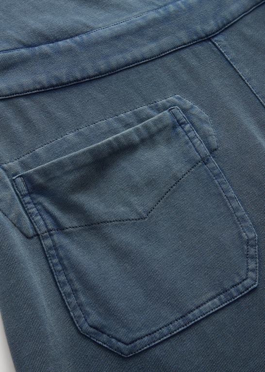 skifer blå Kvinder Ralph Lauren beklædningsfarvet jumpsuit i jersey Z426B3663