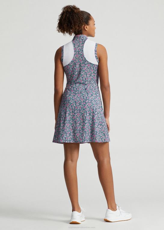 botanisk forberedelse Kvinder Ralph Lauren blomstret hybrid kjole i mesh og jersey Z426B9399
