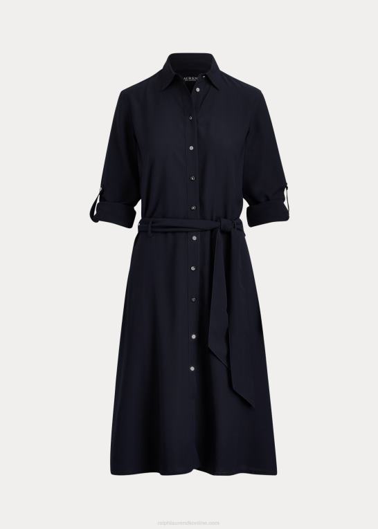 flåde Kvinder Ralph Lauren fit-and-flare skjortekjole Z426B3795