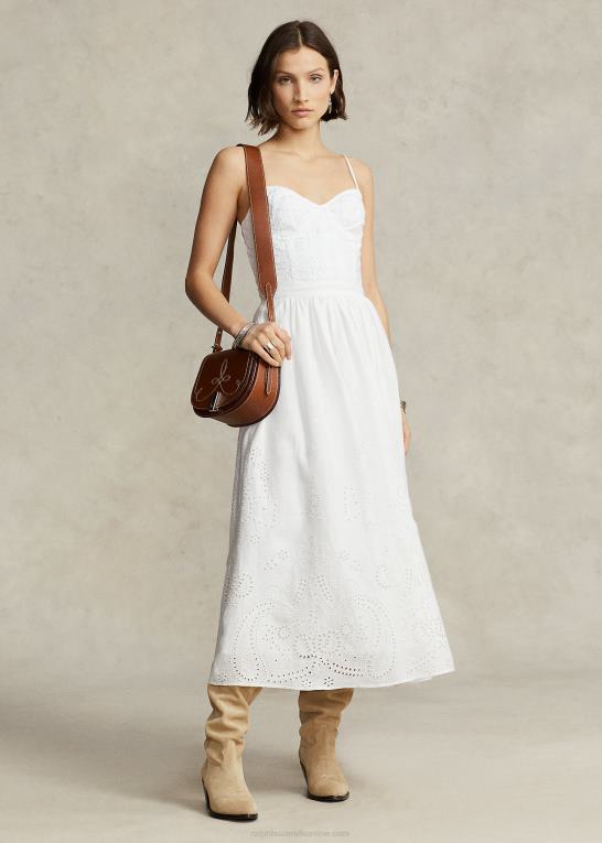 hvid Kvinder Ralph Lauren øske linned bustier Z426B2992