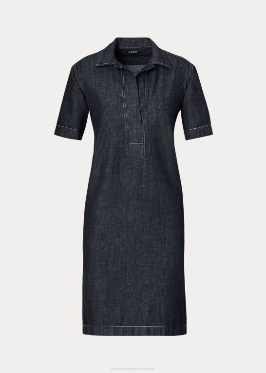 jones gadevask Kvinder Ralph Lauren denim shift kjole Z426B4261