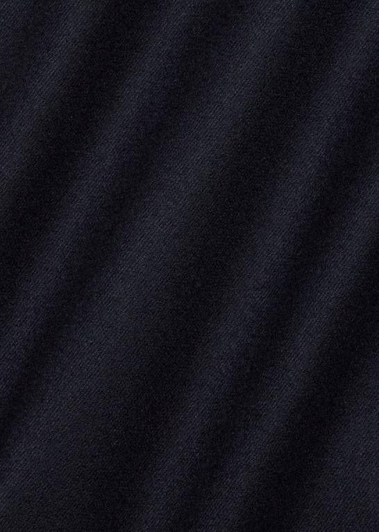 mørk flåde Kvinder Ralph Lauren skjortekjole i flannel med bælte i uldblanding Z426B3671