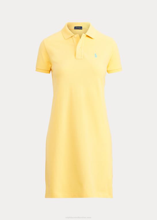 majs gul Kvinder Ralph Lauren polokjole i bomuldsnet Z426B9247