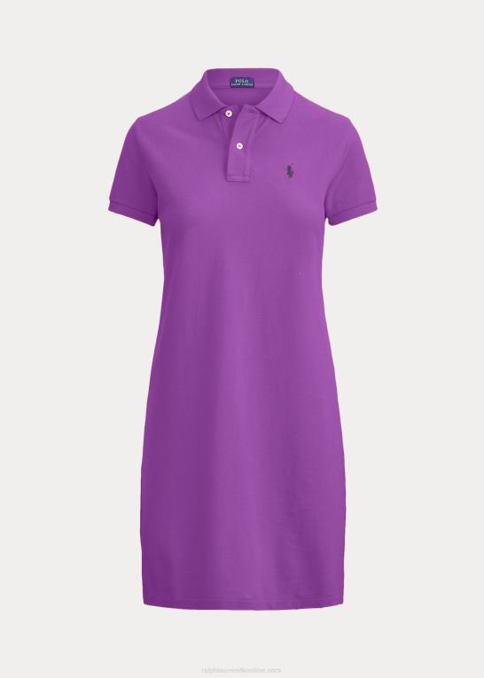 paloma lilla Kvinder Ralph Lauren polokjole i bomuldsnet Z426B9252