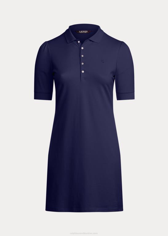 raffineret flåde Kvinder Ralph Lauren skiftende kjole med krave Z426B4661