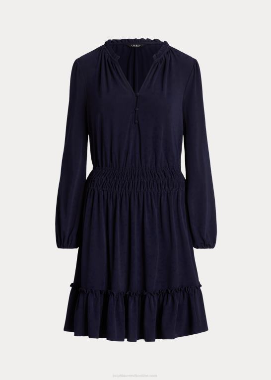 raffineret flåde Kvinder Ralph Lauren stretch jersey kjole Z426B4052