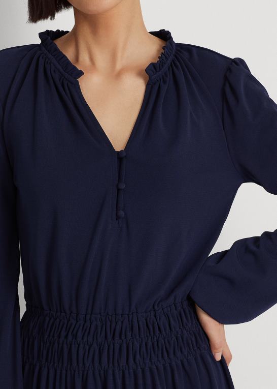 raffineret flåde Kvinder Ralph Lauren stretch jersey kjole Z426B4408