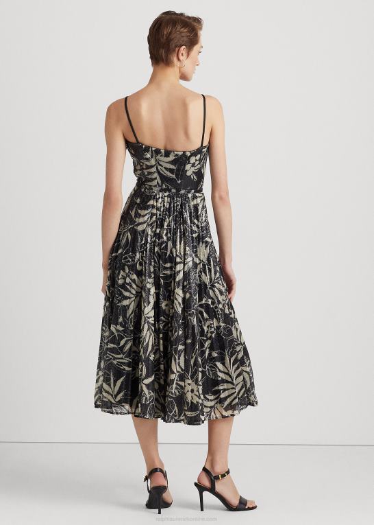 sort/tan Kvinder Ralph Lauren cocktailkjole med pailletter med print Z426B9534