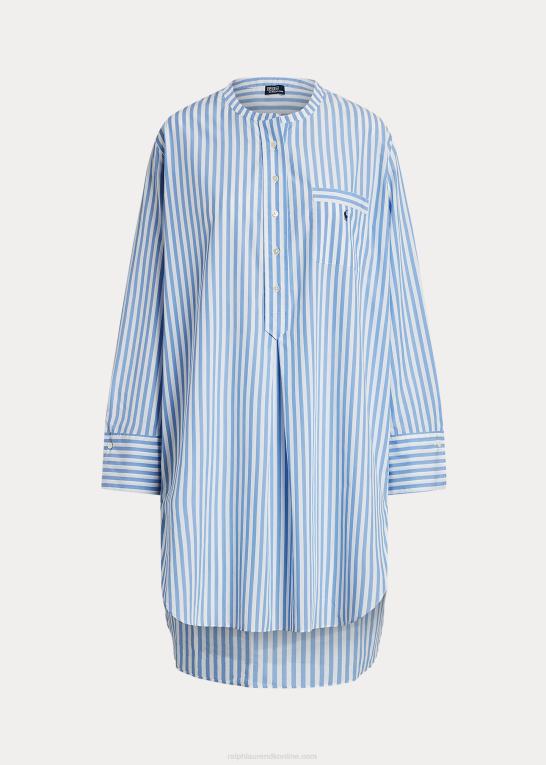 Kvinder Ralph Lauren stribet poplin sovetrøje Z426B2892