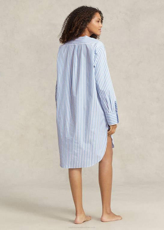 Kvinder Ralph Lauren stribet poplin sovetrøje Z426B2892