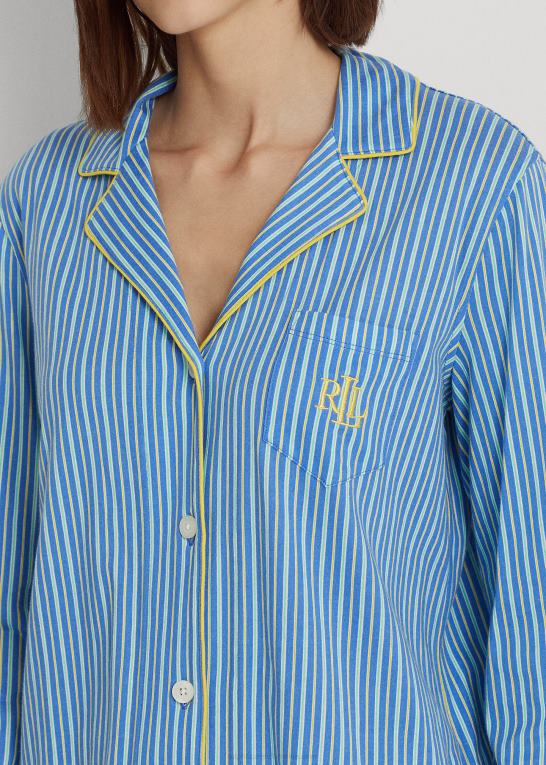 blå stribe Kvinder Ralph Lauren stribet jersey sovesæt Z426B4480