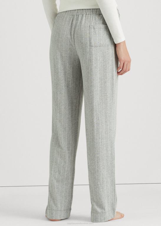 grå stribe Kvinder Ralph Lauren stribet jersey pyjamasbukser Z426B4228