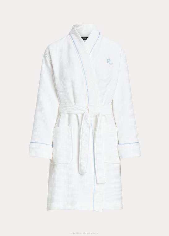 hvid Kvinder Ralph Lauren vaffelfrottékåbe Z426B4137