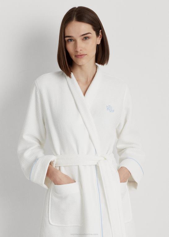 hvid Kvinder Ralph Lauren vaffelfrottékåbe Z426B4137