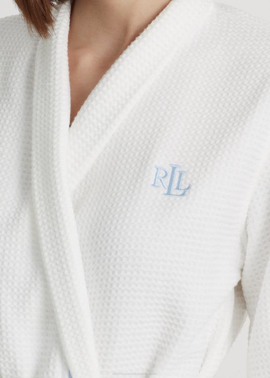 hvid Kvinder Ralph Lauren vaffelfrottékåbe Z426B4137
