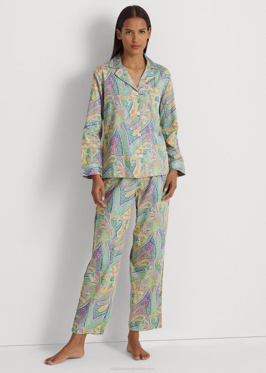 multi paisley Kvinder Ralph Lauren paisley sateen sovesæt Z426B9580