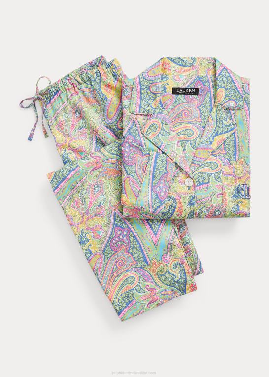 multi paisley Kvinder Ralph Lauren paisley sateen sovesæt Z426B9580