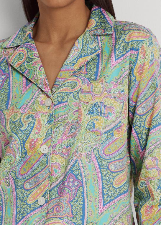 multi paisley Kvinder Ralph Lauren paisley sateen sovesæt Z426B9580