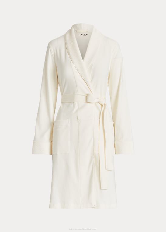 pergament creme Kvinder Ralph Lauren quiltet sjal-krave-kåbe Z426B4271