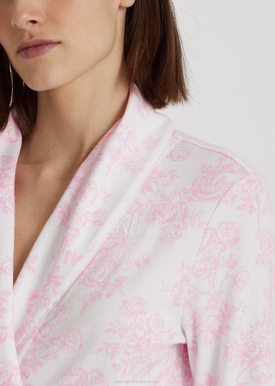 rose blomster Kvinder Ralph Lauren blomstret interlock sjal-krave-kåbe Z426B9444
