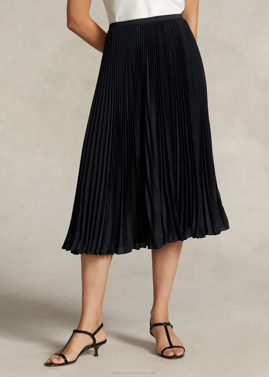 Kvinder Ralph Lauren plisseret midi-nederdel Z426B9258