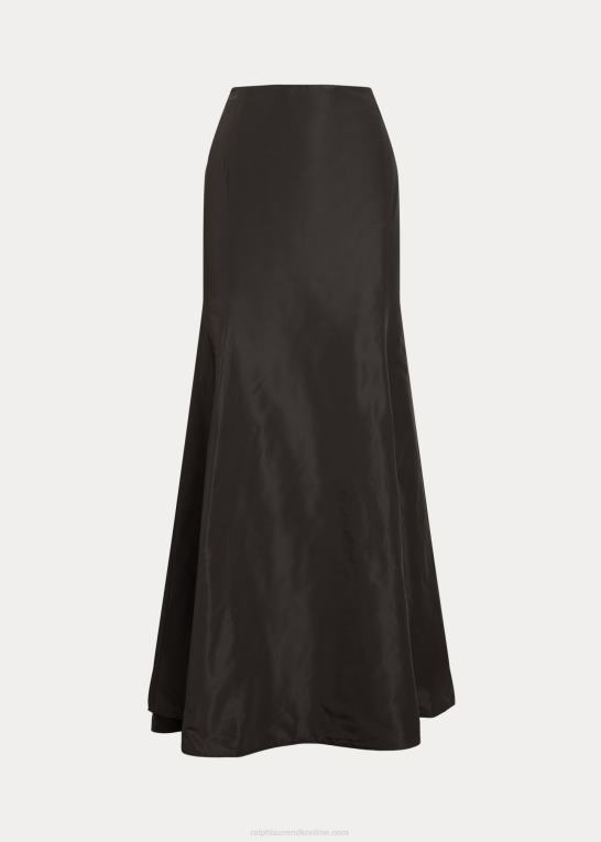 Kvinder Ralph Lauren taft havfrue maxskirt Z426B3002