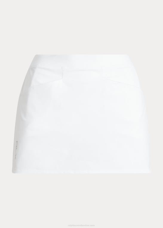 keramisk hvid Kvinder Ralph Lauren plisseret 4-vejs stretch skort Z426B3771