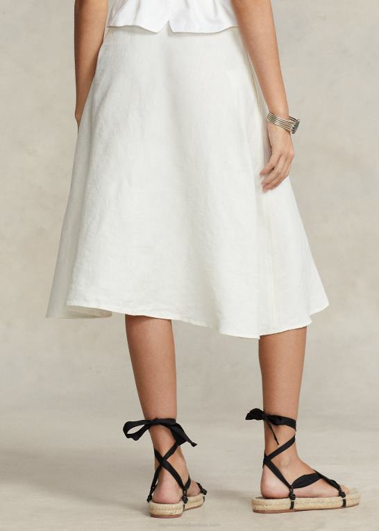 nevis Kvinder Ralph Lauren linned a-line nederdel Z426B2931