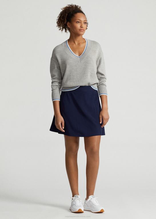 raffineret flåde Kvinder Ralph Lauren ydeevne a-line skort Z426B9405