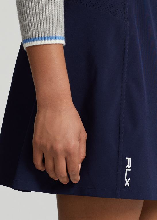 raffineret flåde Kvinder Ralph Lauren ydeevne a-line skort Z426B9405