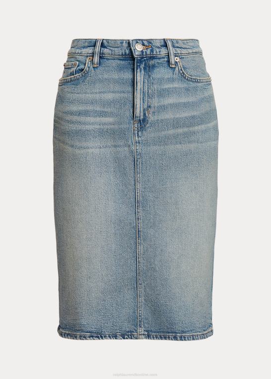 salt creek vask Kvinder Ralph Lauren denim nederdel Z426B4399
