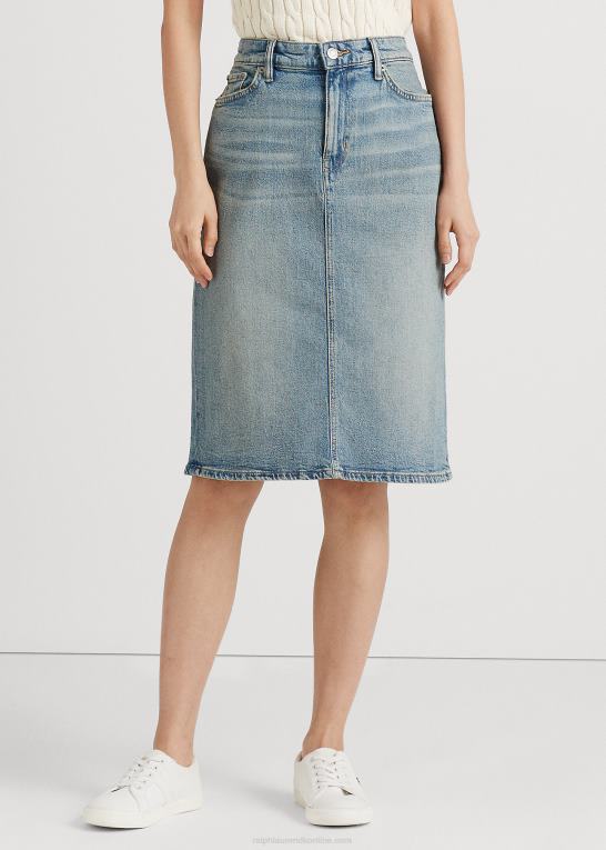 salt creek vask Kvinder Ralph Lauren denim nederdel Z426B4399