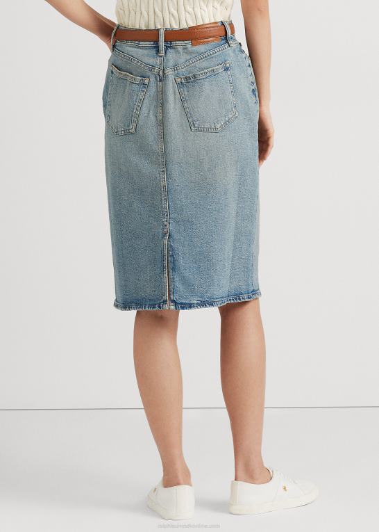salt creek vask Kvinder Ralph Lauren denim nederdel Z426B4399