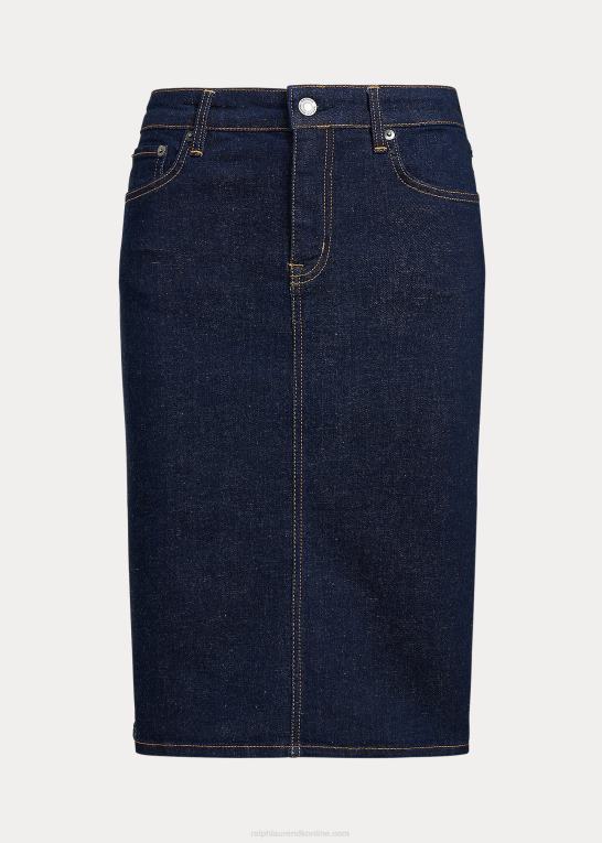 skylle vask Kvinder Ralph Lauren denim nederdel Z426B4012