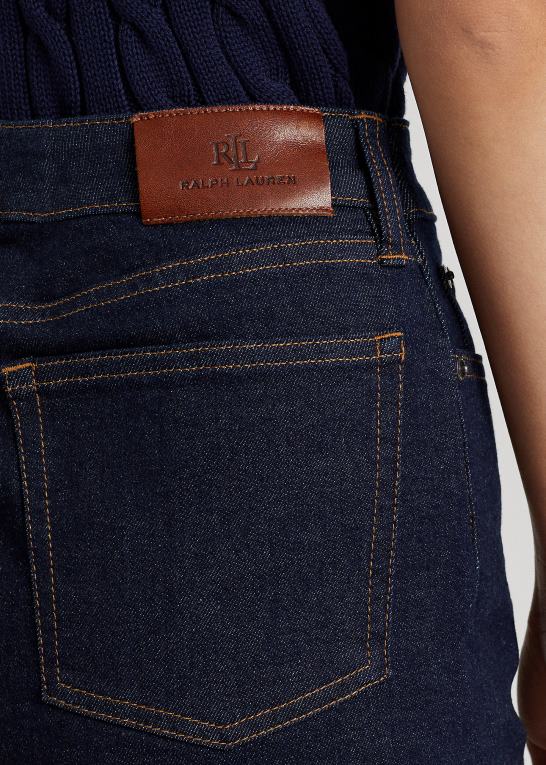 skylle vask Kvinder Ralph Lauren denim nederdel Z426B4012