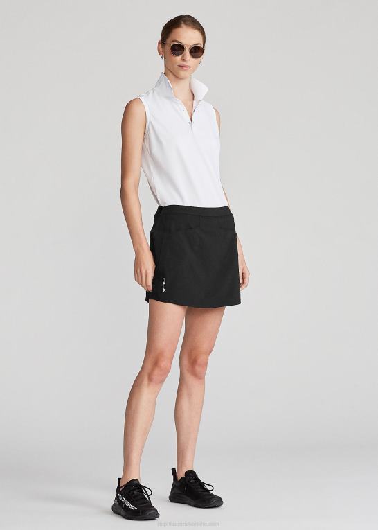 sort Kvinder Ralph Lauren fire-vejs stretch skort Z426B3769