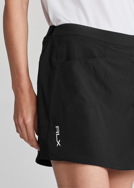 sort Kvinder Ralph Lauren fire-vejs stretch skort Z426B3769