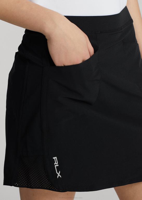 sort Kvinder Ralph Lauren perforeret stretch skort Z426B3693