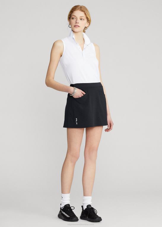 sort Kvinder Ralph Lauren plisseret 4-vejs stretch skort Z426B3756