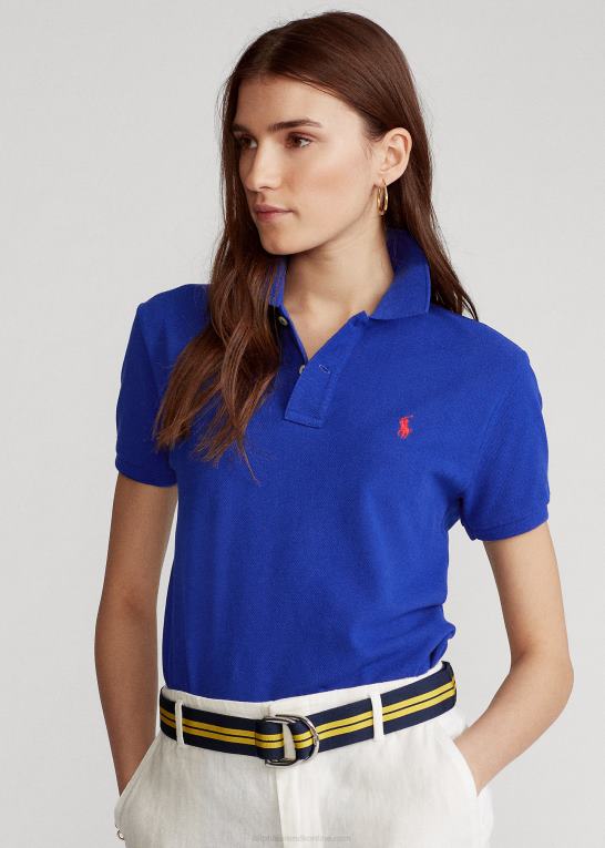 arv royal Kvinder Ralph Lauren klassisk pasform mesh poloshirt Z426B9235