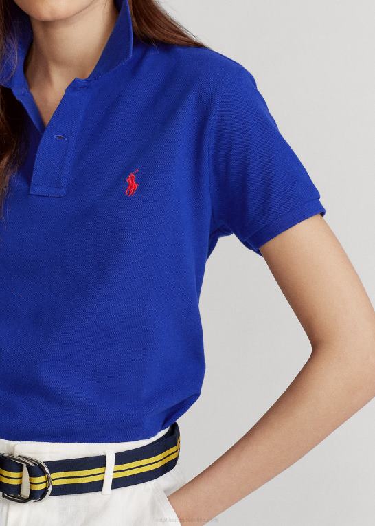 arv royal Kvinder Ralph Lauren klassisk pasform mesh poloshirt Z426B9235