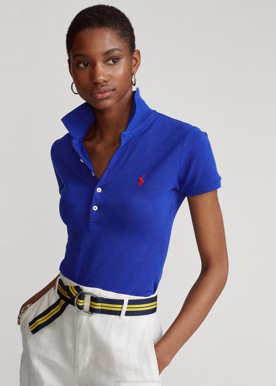 arv royal Kvinder Ralph Lauren slim fit stretch poloshirt Z426B3267