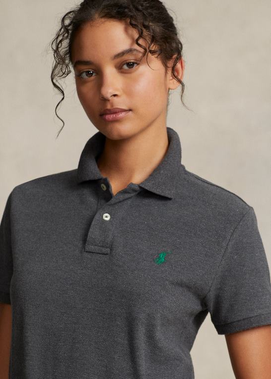 barlerlyng Kvinder Ralph Lauren klassisk pasform mesh poloshirt Z426B9240