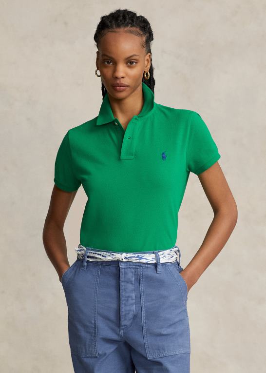 billard Kvinder Ralph Lauren klassisk pasform mesh poloshirt Z426B9224