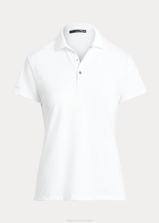 cer wht Kvinder Ralph Lauren pique poloshirt Z426B3691